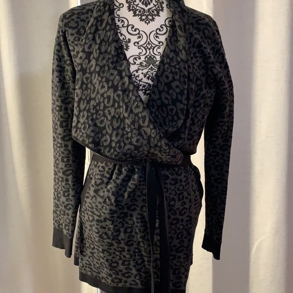 Cardigan black print by  Dalia - Picture 2 of 3